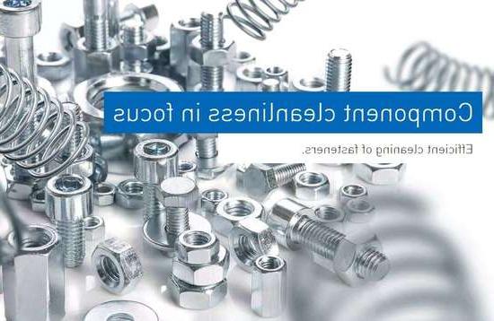Ecoclean cleaning fasteners